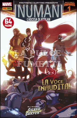 FANTASTICI QUATTRO #   376 - INUMANI - L'ASCESA DI ATTILAN 1 - SECRET WARS